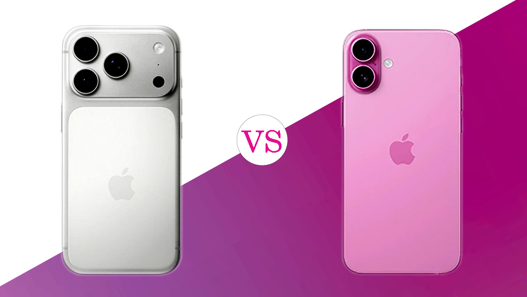 مقایسه گوشی آیفون 16 با آیفون 17 پرو