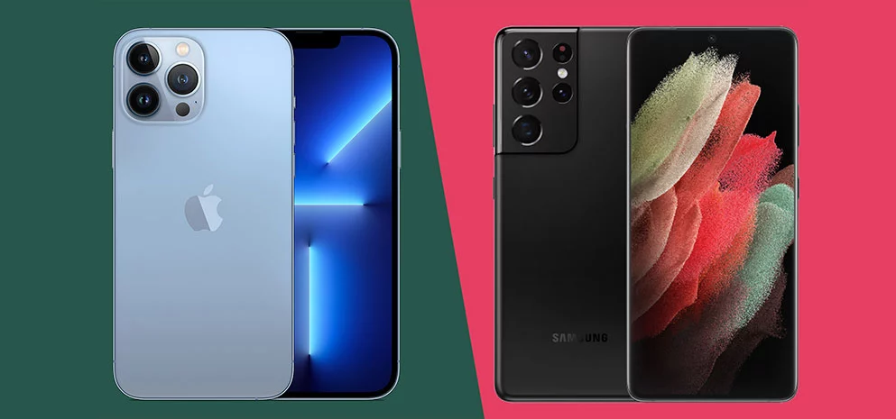 مقایسه s21 ultra و iphone 13 Pro max و یک رقابت جنجالی