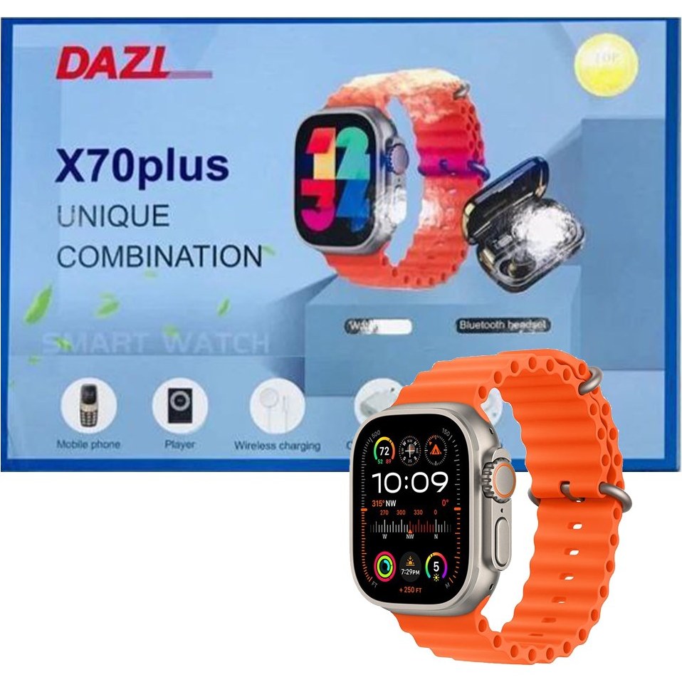 پک هدیه ساعت هوشمند dazl X70 Plus Unique combination