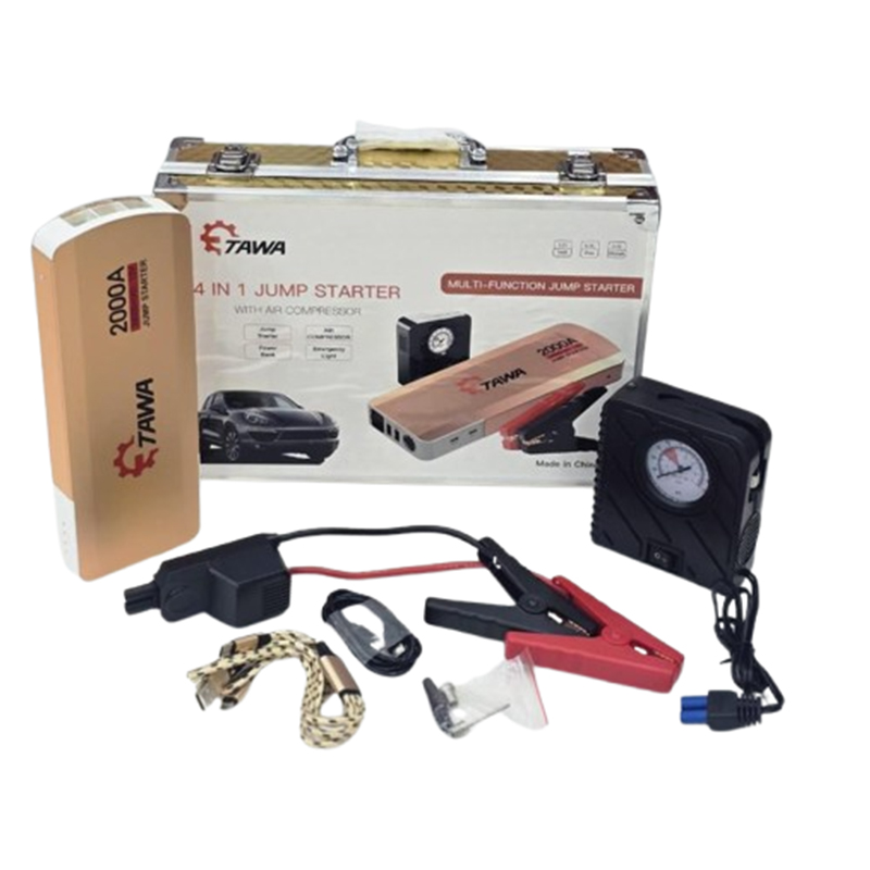 جامپ استارتر 4 کاره مدل JUMP STARTER WITH AIR COMPRESSOR TAWA