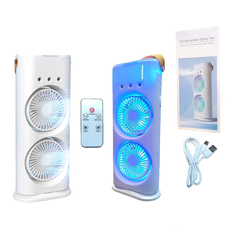 پنکه رومیزی دوقلو مه پاش مدل double ended spray fan