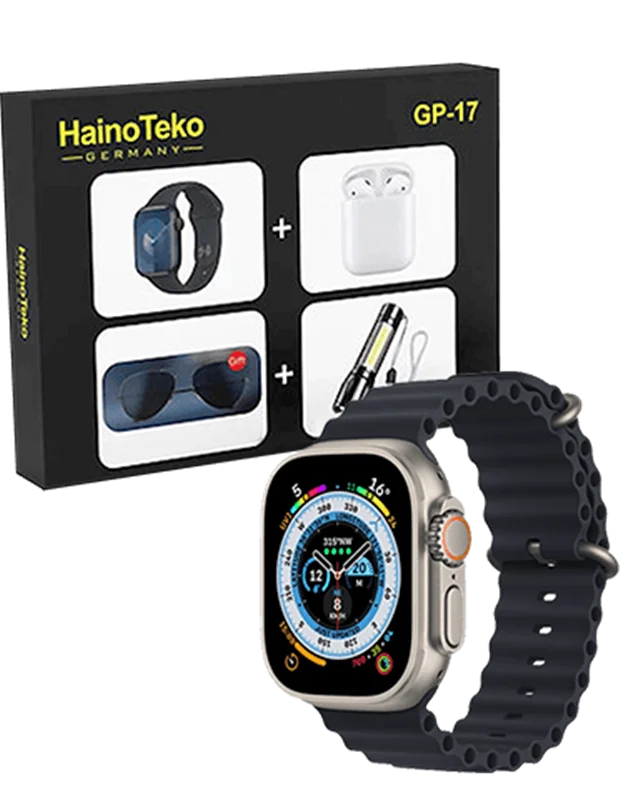 پک هدیه ساعت هوشمند HainoTeKo GP-17