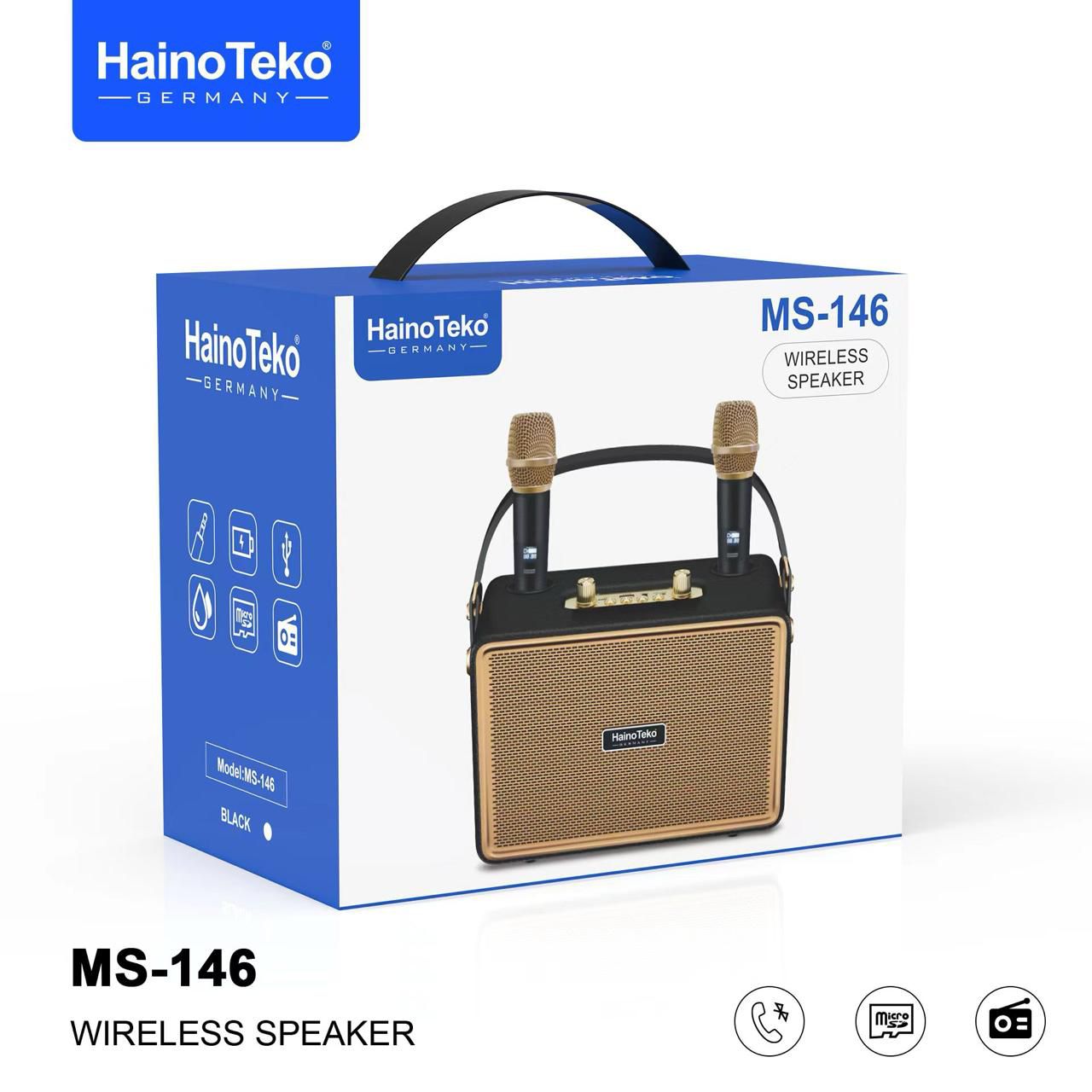 اسپیکر بلوتوثی قابل حمل Haino Teko مدل MS-146