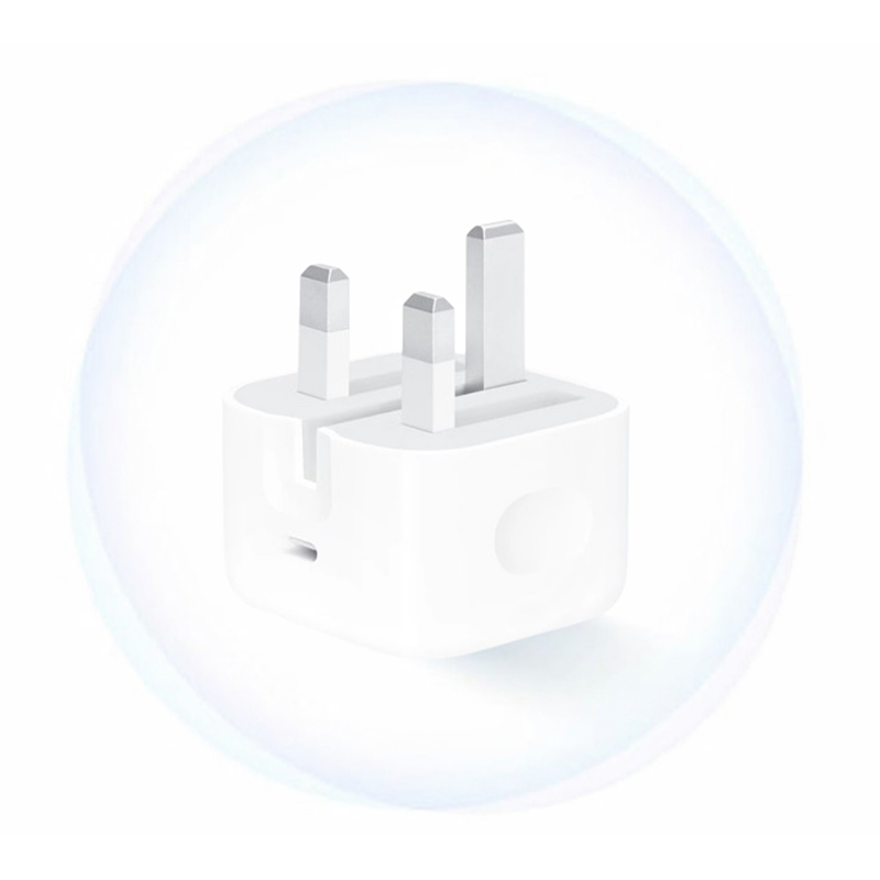 شارژر 3 پین دیواری اپل 20 وات مدل B/A اورجینال